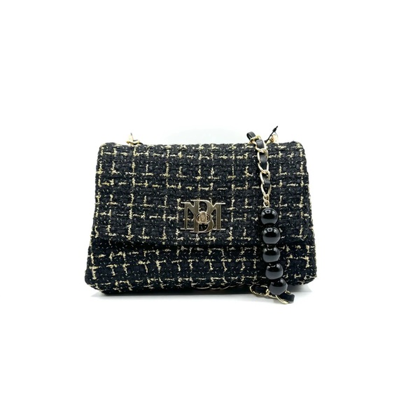 Badgley Mischka Handbags - Badgley Mischka Textured Tweed Messenger Bag *NWT*